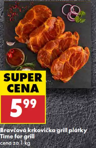 Time for grill Bravčový bôčik grill plátky