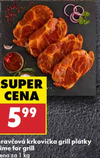 Time for grill Bravčový bôčik grill plátky