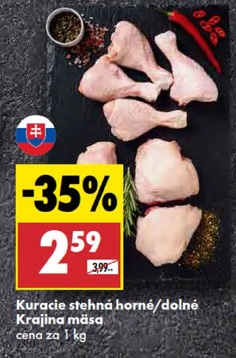 Kuracie stehná horné a dolné