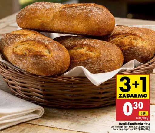 Rustikálna žemľa