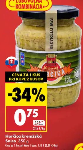 Snico Horčica kremžská