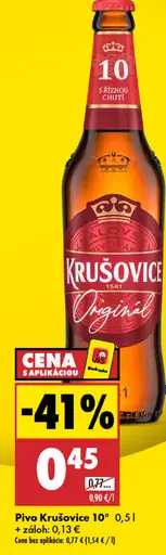 Krušovice Originál pivo