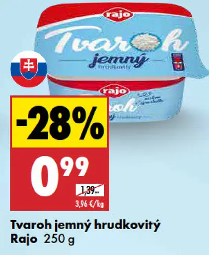 Rajo Tvaroh jemný hrudkovitý