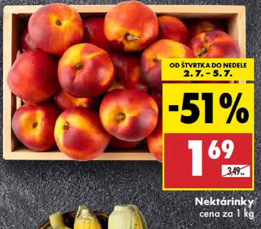 Nektárinky čerstvé