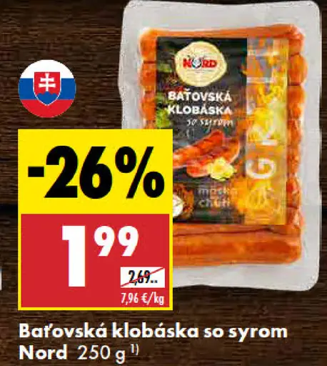 Nord baťovská klobáska