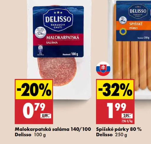 Delisso Malokarpatská saláma