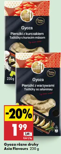 Asia Flavours gyoza taštičky s kuracím mäsom