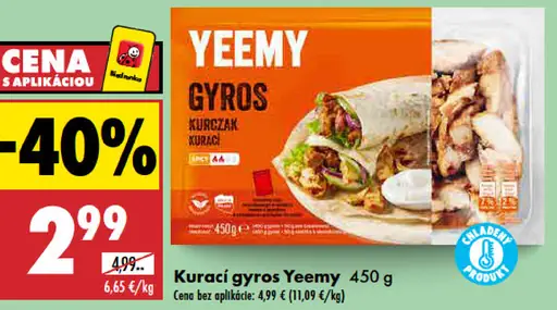 Kurací gyros Yeemy