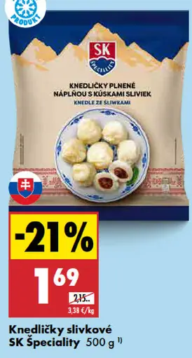 SK Špeciality Knedličky slivka a škorica