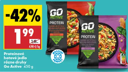 Go Active proteínové hotové jedlo