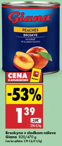 Giana Broskyne v sladkom náleve