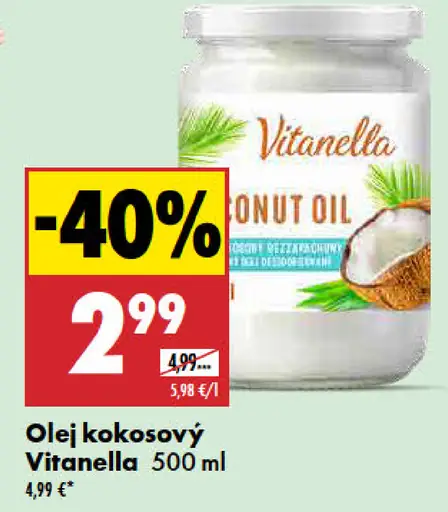 Vitanella Olej kokosový