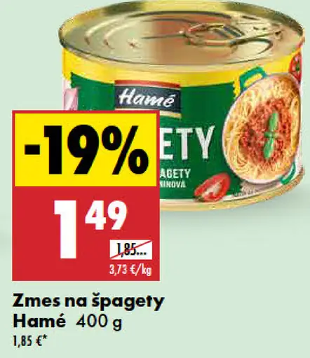 Hamé Zmes na špagety
