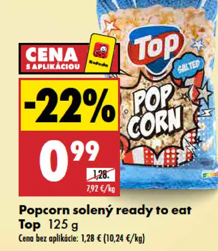 Top Popcorn solený ready to eat