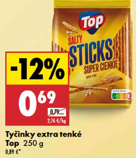 Top tyčinky extra tenké