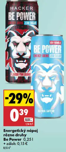 Hacker Be Power Energy Drink Zero Sugar
