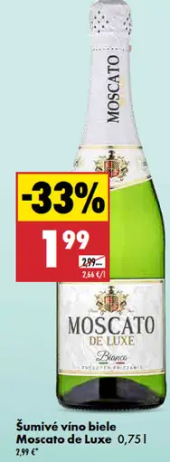 Moscato de Luxe Šumivé vino biele