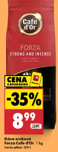 Cafe d’Or Forza káva zrnková