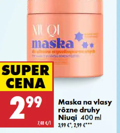 Niuqi Maska na vlasy