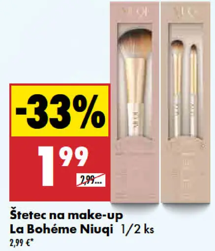 La Bohéme Niuqi štetec na make-up