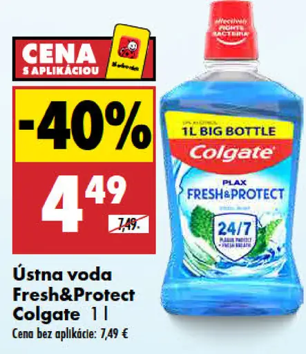 Ústna voda Fresh&Protect Colgate