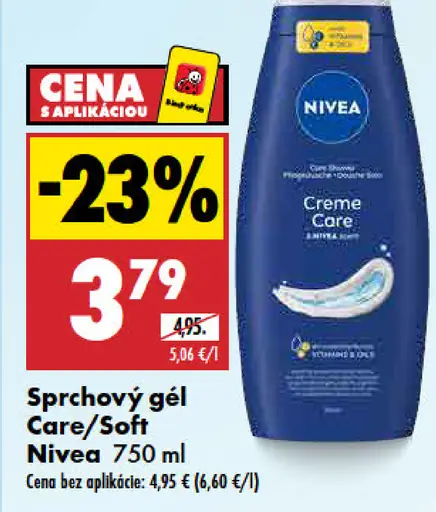 Sprchový gél Care Soft Nivea
