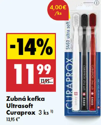 Curaprox zubné kefky ultrasoft