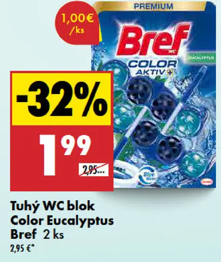 Bref WC blok Color Eucalyptus