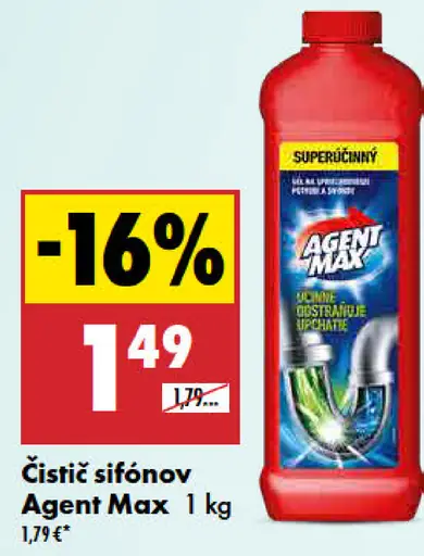 Agent Max čistič sifónov