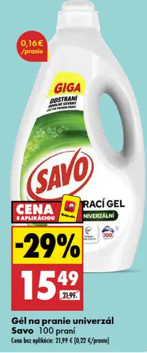 Savo Gél na pranie Univerzál