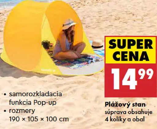 Plener plážový stan