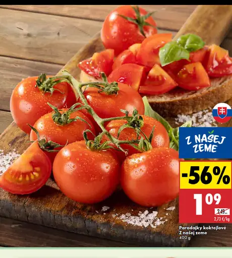 Paradajky kokteilové Z našej zeme