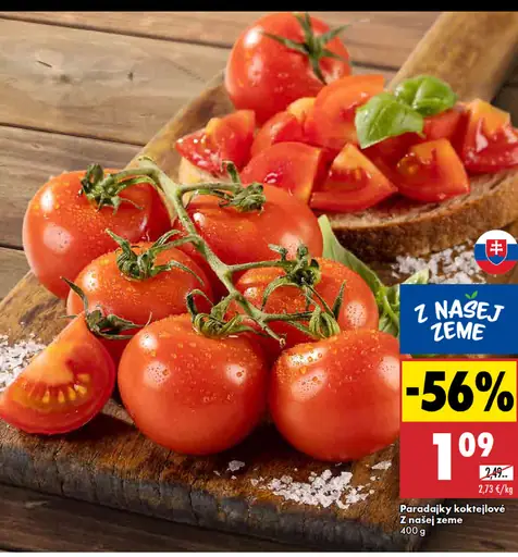 Paradajky kokteilové Z našej zeme