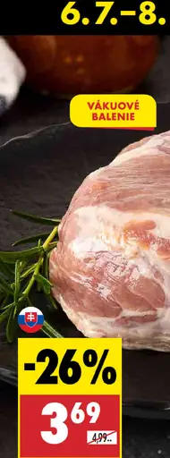 Istermeat bravčové plece bez kosti v celku