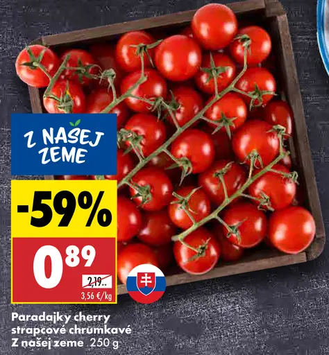 Paradajky cherry strapcové