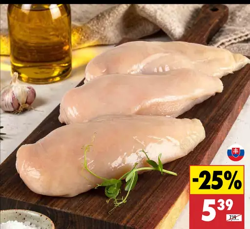 Krajina mäsa Kuracie prsia rezne
