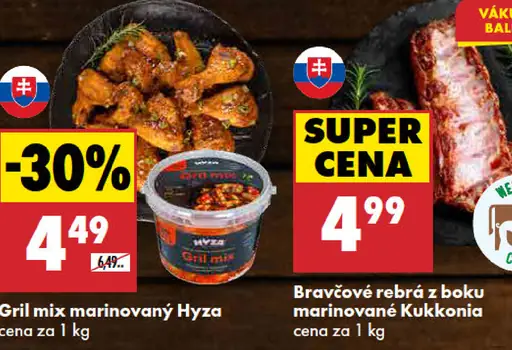 Hyza Grill mix marinovaný