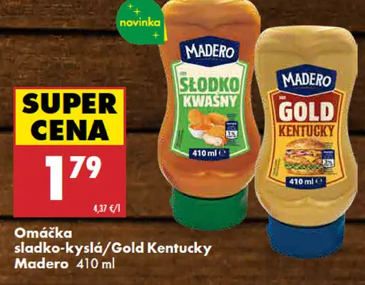 Madero omáčka sladko-kyslá