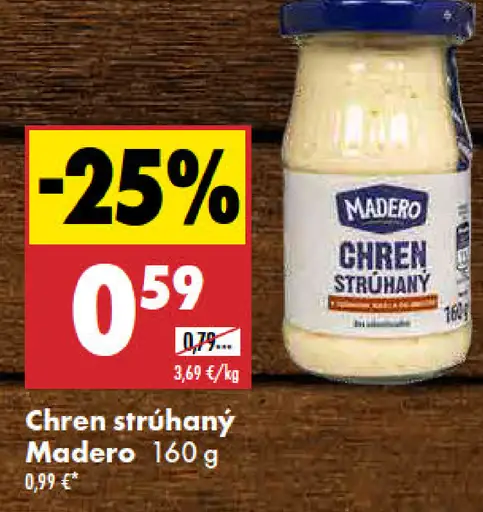 Madero Chren strúhaný