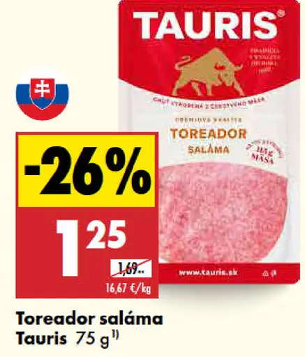 Tauris Toreador saláma