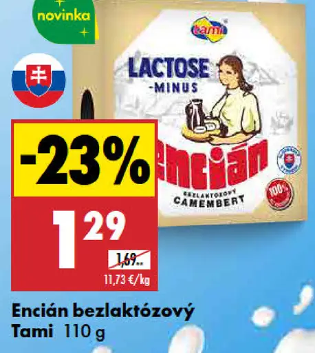 Tami Encián bezlaktózový