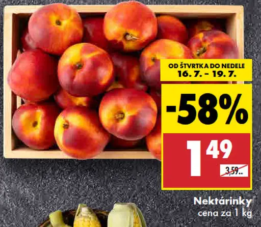 Nektárinky čerstvé