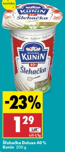 Kunin Šľahačka deluxe 40 %