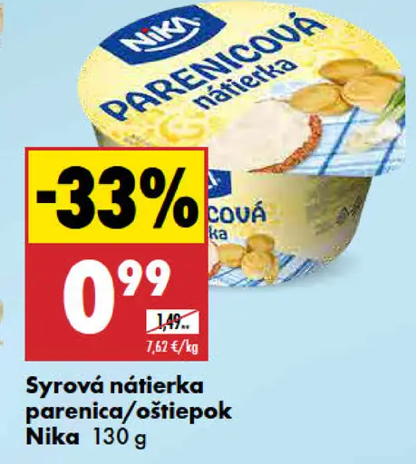 Nika Syrová nátierka parenica/oštiepok