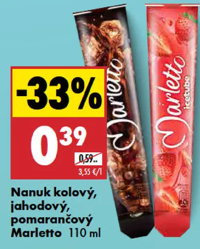 Marletto Nanuk kolový/jahodový/pomarančový