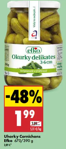 Efko Uhorky Cornichons