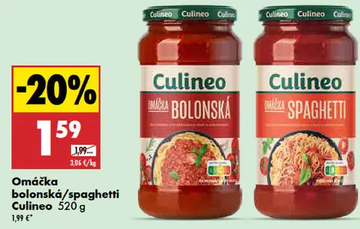 Culinea omáčka bolonská