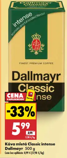 Káva mletá Dallmayr classic intense