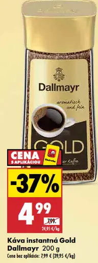 Dallmayr Gold Káva instantná
