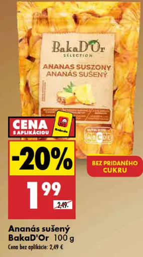 BakaD´Or ananás sušený